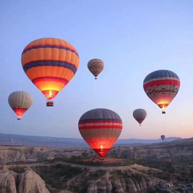 Hot air balloons over Cappadocia