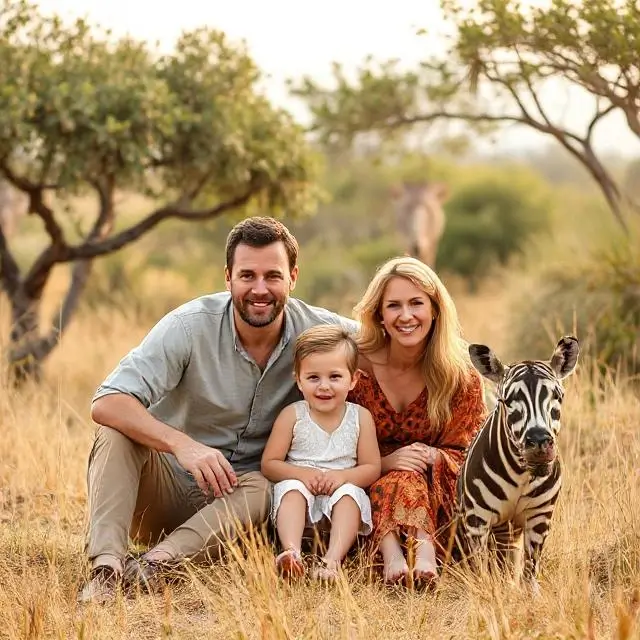 Thumbnail of a family on a safari