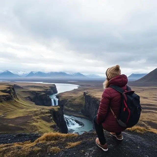 Thumbnail of a solo traveler in Iceland